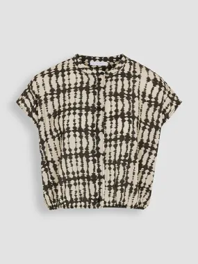 By-Bar Lode, viscosemix blouse met print