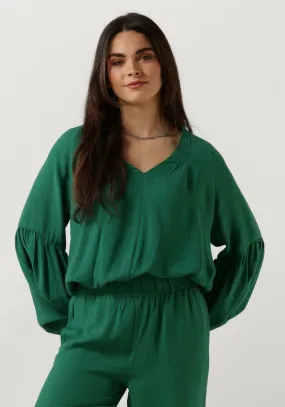 groene by-bar blouse vienna satin blouse