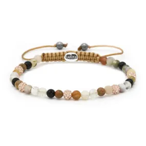 Karma Armband Spiral Imagination Rose Crystal